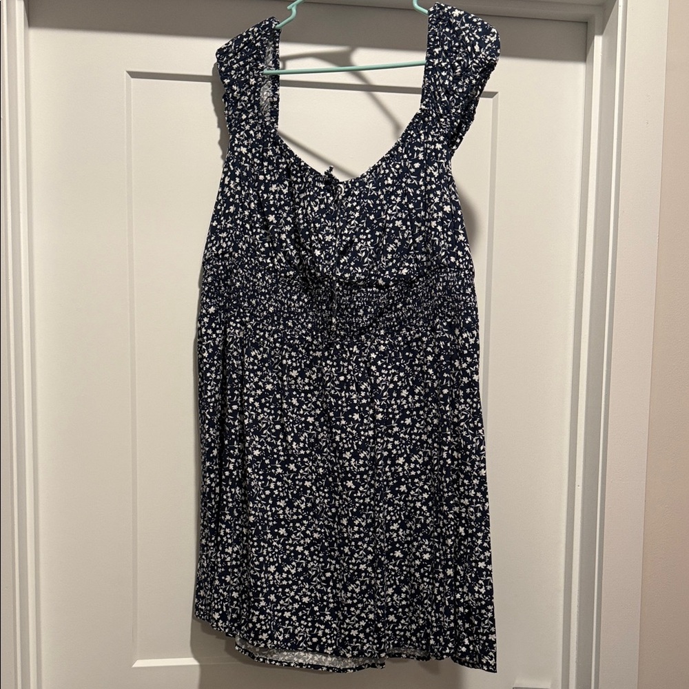 Old Navy Blue Floral Dress
